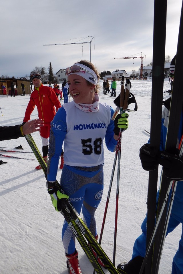 Sarah Schaber Siegerin Voralpen Langlauf 15km