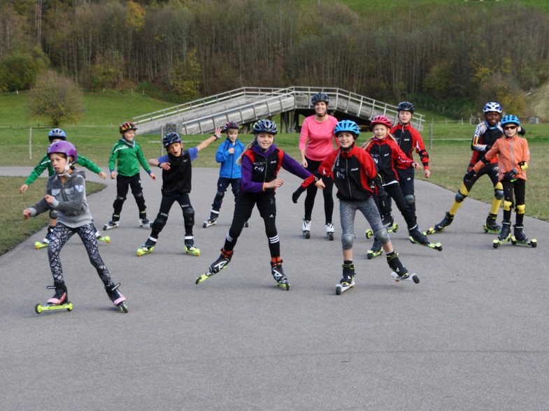 Rollertraining in Oberstdorf