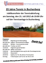 35 Jahre Tennis in Buchenberg