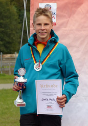 Podestplätze für David Mach im Deutschlandpokal in Oberstdorf