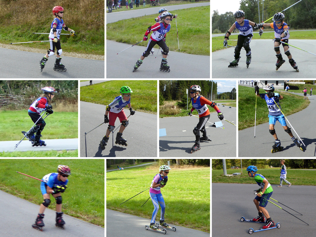 Schnell auf Rollen: (oberer Reihe, von links nach rechts) Julika Eichbauer, Anna Piekenbrock, Ansgar Schupp – (mittlere Reihe) Nadine Färber, Beat Wiedemann, Sylvia Färber, Lucas Mach – (untere Reihe) Jakob Schupp, Sophia Maurus, Simon Mach