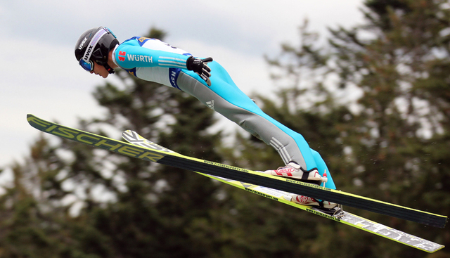 Denis bester Allgäuer Kombinierer beim Alpencup in Hinterzarten 2015 <br>