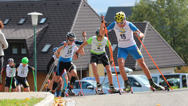 Denis Klarin (Startnummer 24) machte im 10-km-Lauf viele Plätze gut 