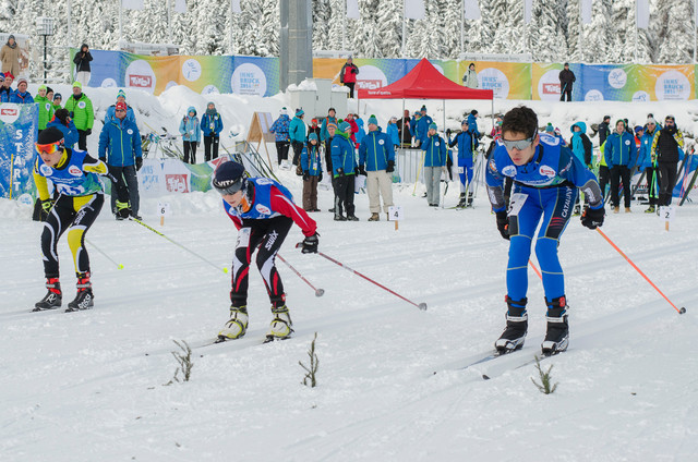 Robin Fischer beim Sprint am zweiten Wettkampftag