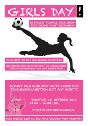 Fußballschnuppertag für Mädchen!