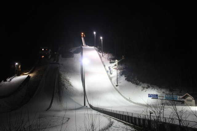 1. Sprungwettkampf auf Schnee