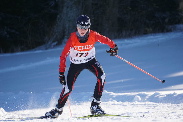 Tagessieger Robin Fischer bei S14 über 5km in Scheidegg