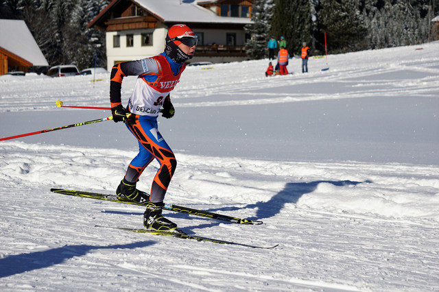 Tagessieger Erik Hafenmair bei S13 über 3km in Scheidegg