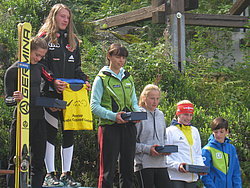 Sophia als Viertplatzierte in der OPA-Alpencup Tourneewertung der Nordischen Kombination