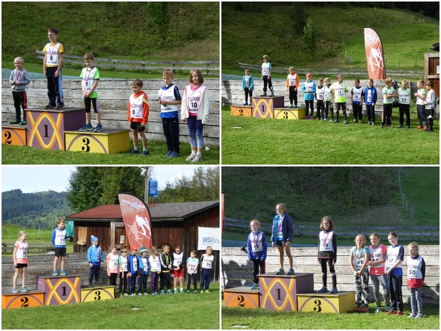 Siegerehrung mit 7 Podestplätzen für die Springer des TSV Buchenberg