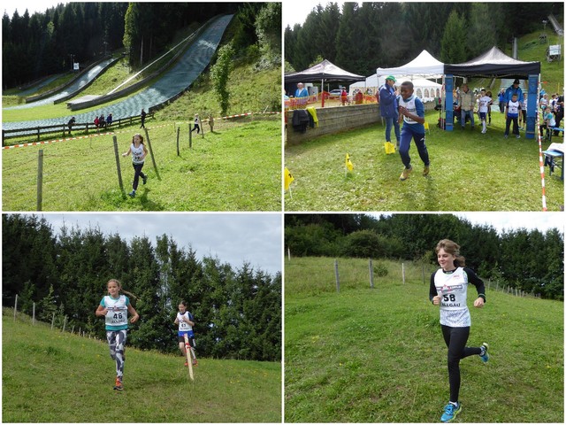 Julika, Acer, Anna und Sylvia beim NK-Lauf