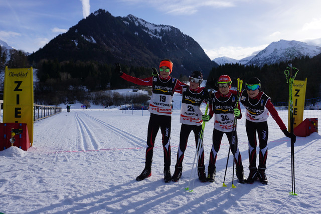 Julius, Arne, Ansgar und Jonas (v. li.) freuen sich aufs Landesfinale.