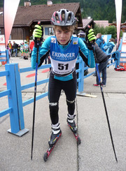 Florian Hüttl im FIS Schüler-Grand-Prix in Oberstdorf gestartet