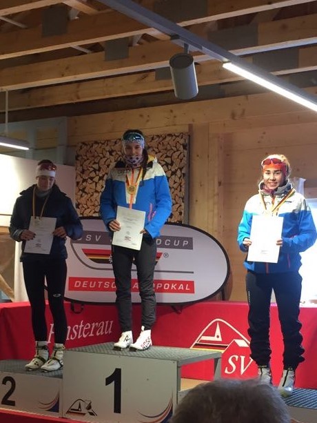 Siegerehrung Lena Keck 1. Platz