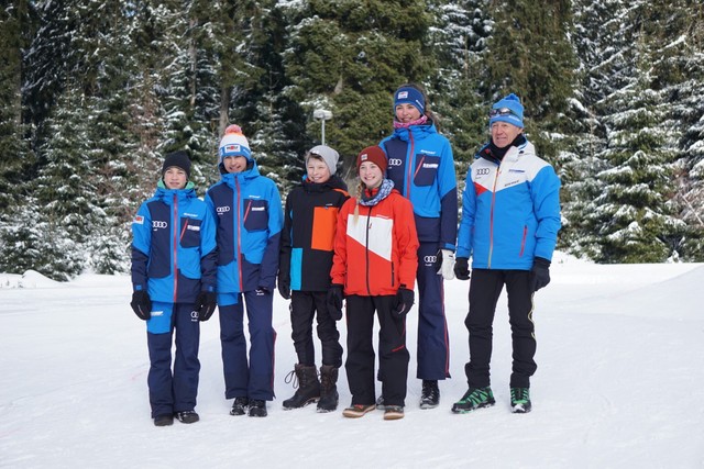 Robin, Elias, Jonas, Kim, Pia und Ferdl