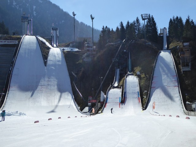 Optimale Bedingungen in der Audi Arena Oberstdorf