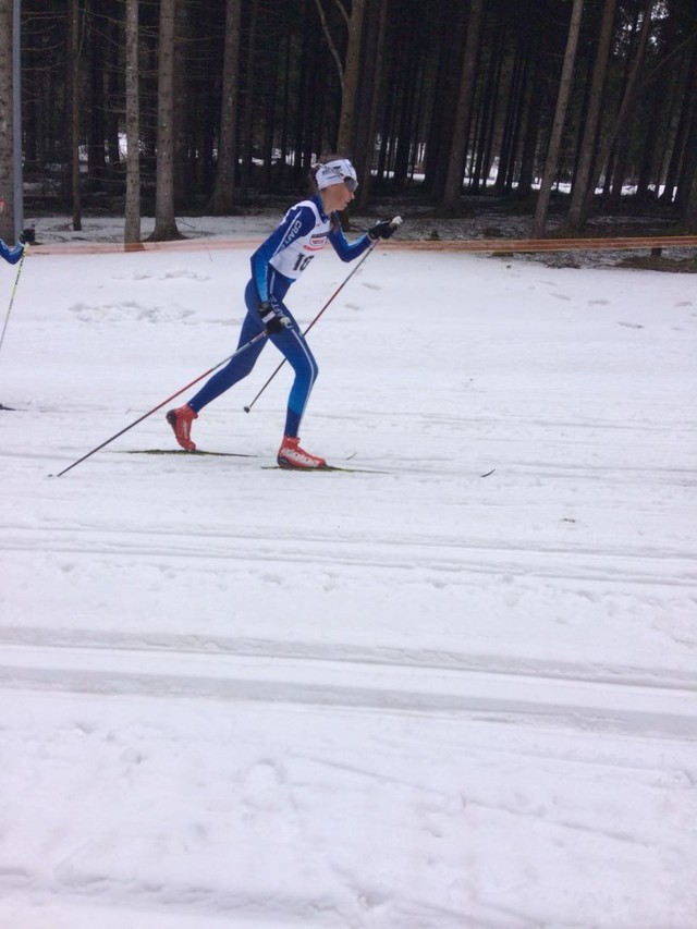 Pia beim Klassik Rennen über 6km