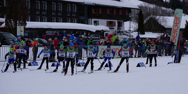 Der Massenstart der Altersklasse U10m