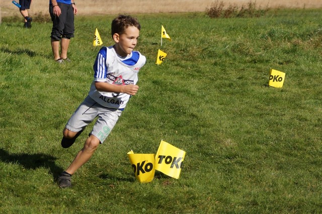 Kacper im Slalom