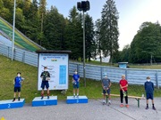 Podestplatz beim Internationalen Edelweiss-Sommerspringen in Berchtesgaden