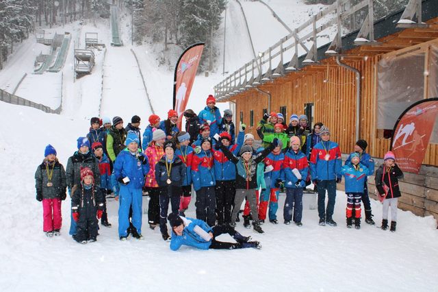 Erster Winterwettkampf der Allgäuer Springer