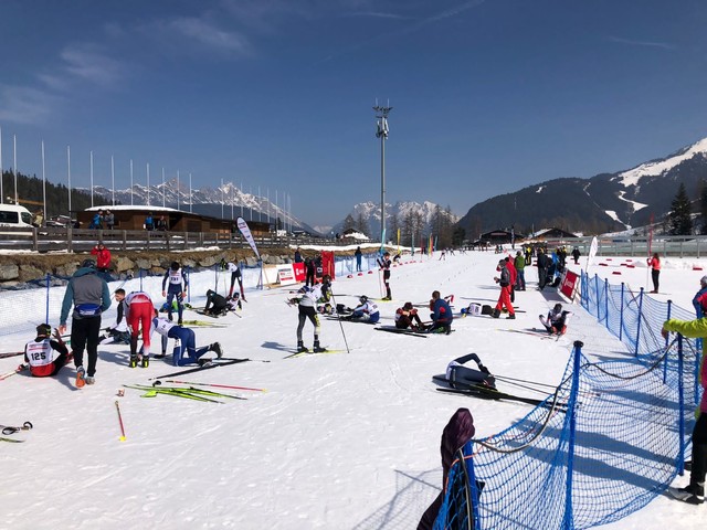 Wo ist BEHLE? Ähm Arne Scherer nach seinem 8,0 km Massenstart-Rennen!