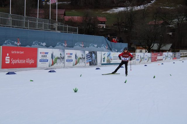 Antonia Wegmann auf der Zielgeraden