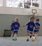 Hallentage 2023 - Mit den kleinsten Kickern des TSV Buchenberg starteten am Samstag, 21.01.23 die Buchenberger Hallenfussballtage. 