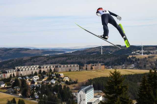 Ansgar fliegt am Fichtelberg