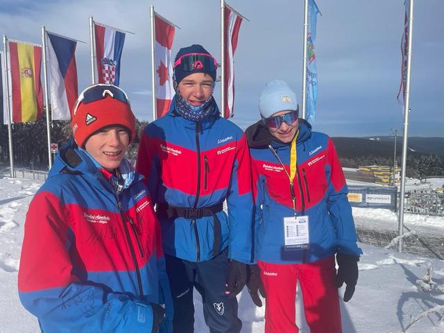 Unser Startertrio beim 1. DSC am 20.+21.01.2024 in Oberhof!