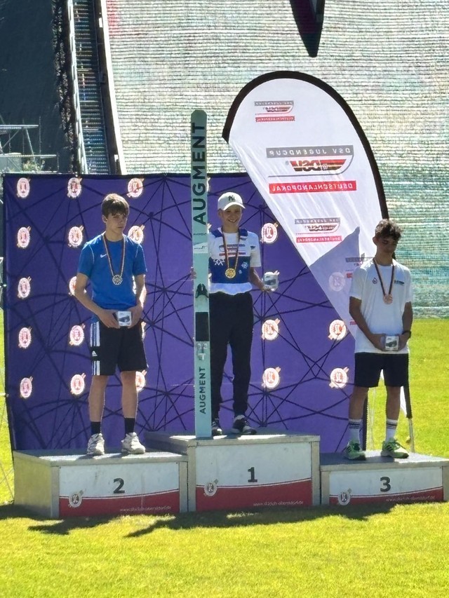 Kacper Misiek auf dem 3. Platz (Fot. S. Misiek)