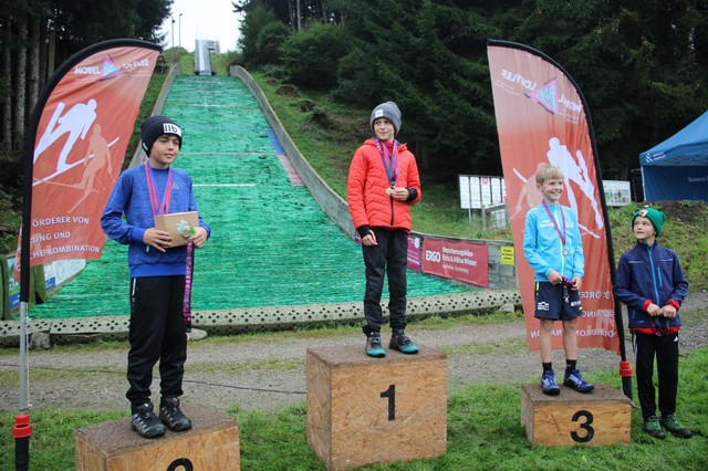 Thaddäus Wehr (TSV Buchenberg) gewann Gold in der Nordischen Kombination (Fot. T. Misiek)