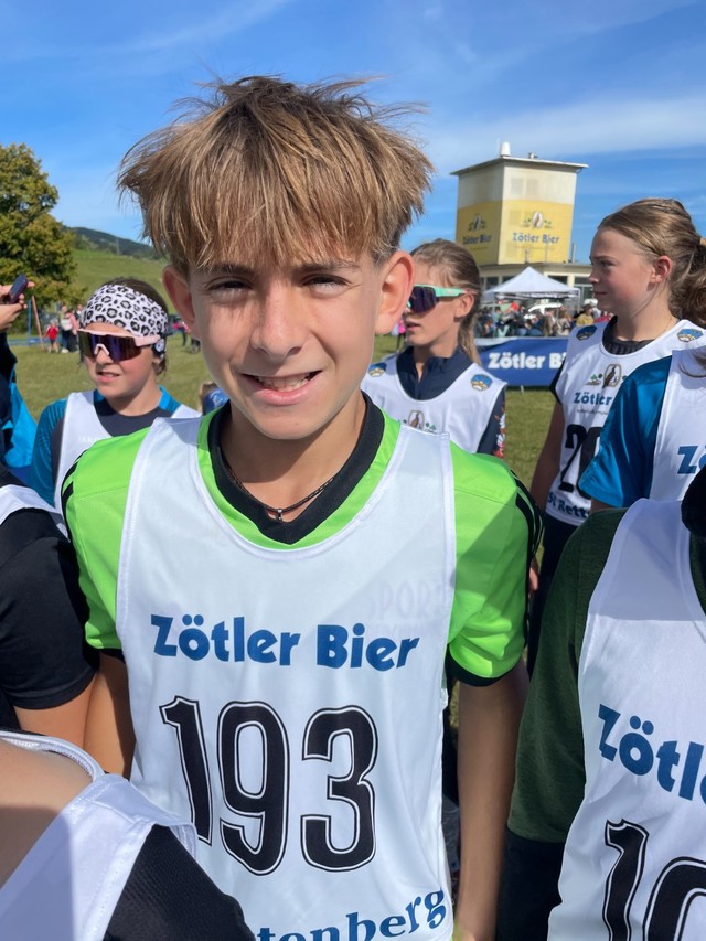 Silvan Hiemer (U13, m) am Start!