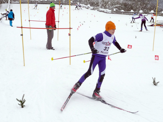 In Topform: Simon Mach gewann neben dem Skispringen auch die „Alpine Fahrformen“