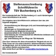 TSV Vorstandschaft sucht immer noch eine/n Schriftführer/in