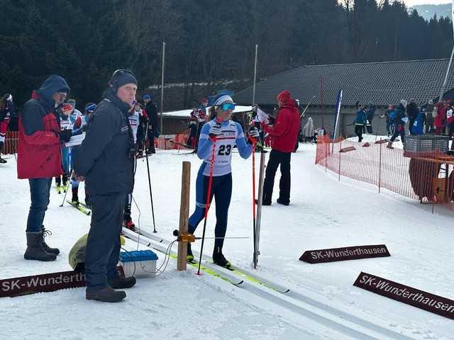 Nathalie Grotz am Start des KT-Rennens!