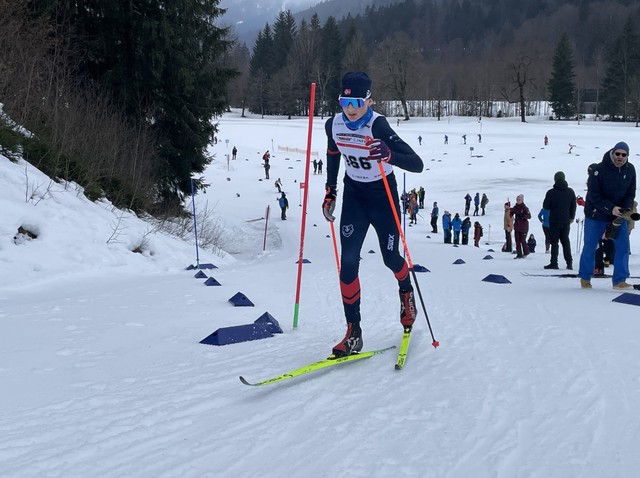 Aaron Zwack (U14, m) - 3. Platz beim 2,5 km langen Techniksprint (KT) am Samstag