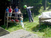 Erstes Sprungtraining auf der Buchenberger K35-Mattenschanze !!!