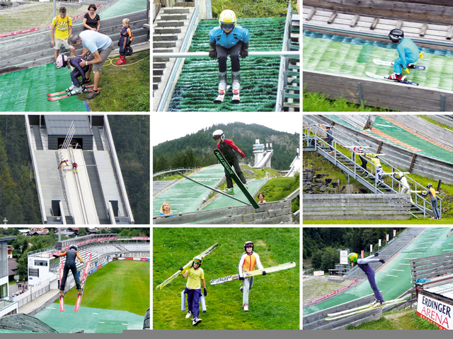 Die Erdinger Arena in Buchenberger Hand – Impressionen vom Sprungtraining  