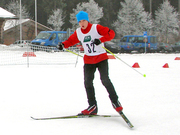 Simon Mach läuft im  Deutschen Schülercup in Titisee-Neustadt in die Top-Ten