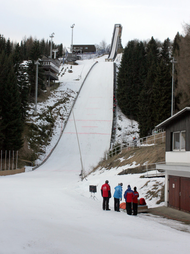 Auf der Fichtelbergschanze (K95)  in Oberwiesenthal wurde das Kombi-Springen ausgetragen