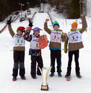 TSV Buchenberg gewinnt Teamspringen der Mini-Schanzen-Tournee in Isny