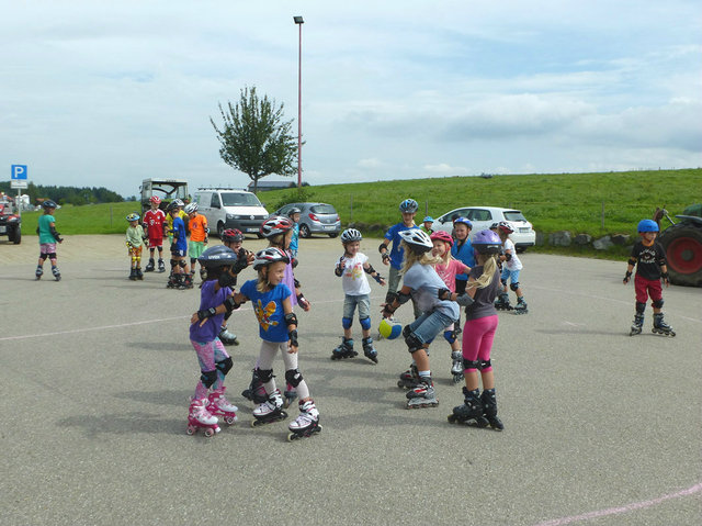 Die Kinder hatten viel Spaß an den Ball- und Gruppenspielen