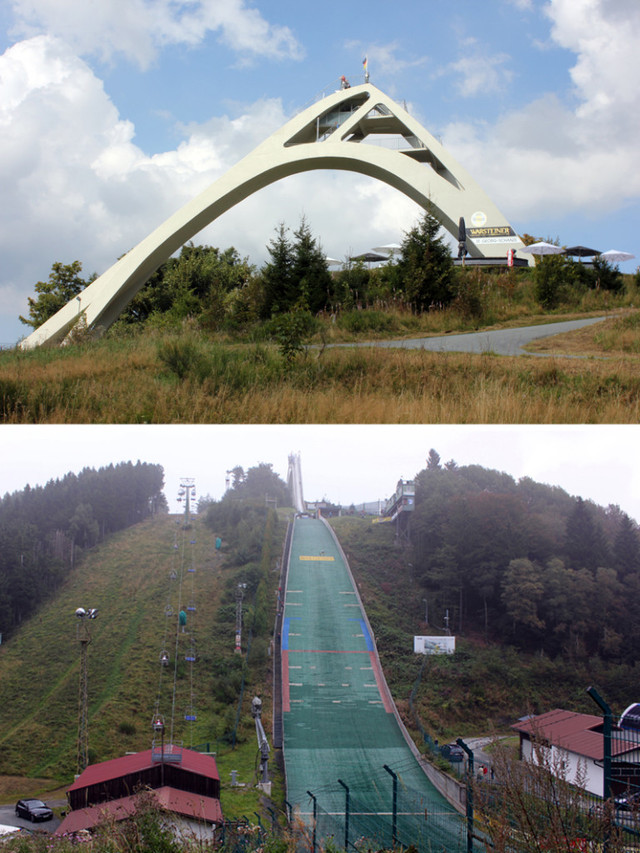 Die imposante St.-Georg-Schanze (K81) in Winterberg im Hochsauerland