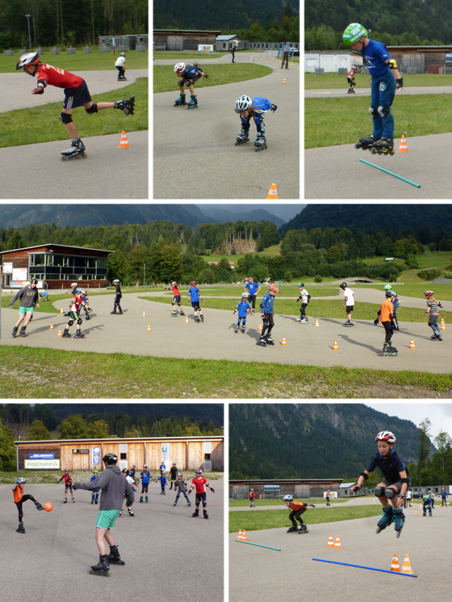 Effektives Inliner-Training auf der Rollerbahn im Langlaufzentrum Ried