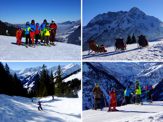 Skifahren und Relaxen bei traumhaftem Bilderbuchwetter